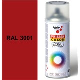 Sprej signální červený lesklý 400ml, odstín RAL 3001 barva signální červená lesklá