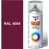 Sprej červený lesklý 400ml, odstín RAL 4004 barva bordová fialová lesklá