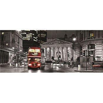 Vliesové fototapety Double Decker v Londýně rozměr 250 cm x 104 cm