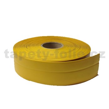 Podlahová lemovka z PVC samolepící žlutá 5,3 cm x 25 m