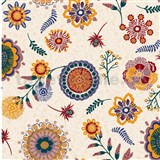Ubrus metráž dekorativní květinový vzor