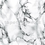 Samolepící tapety d-c-fix se snadnou aplikaci - mramor Marmi bílý 45 cm x 15 m - AKCE