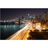 Vliesové fototapety Brooklyn Bridge rozměr 368 cm x 254 cm - POSLEDNÍ KUS