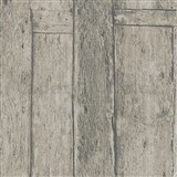 Vliesové tapety na zeď Imagine dřevěný obklad hnědý s výraznou strukturou